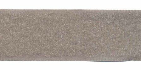 Klittenband 25 mm grijs (ca. 25 m) - lus