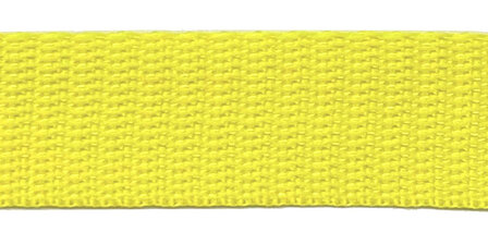 Tassenband 25 mm NEON geel (50 m)