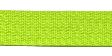 Tassenband 20 mm NEON groen (50 m)