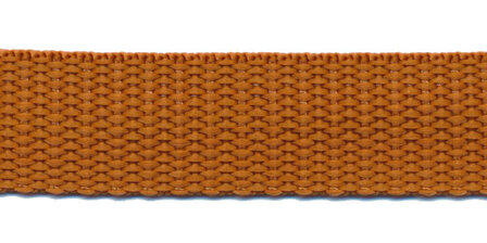 Tassenband 20 mm roestbruin (50 m)