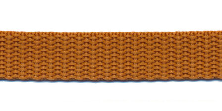 Tassenband 15 mm roestbruin (50 m)