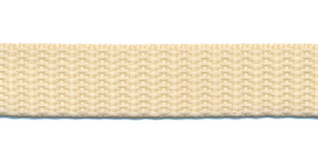 Tassenband 15 mm creme (50 m)