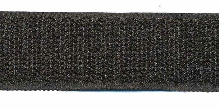 Klittenband 25 mm HAAK zwart (rol van ca. 25 m)