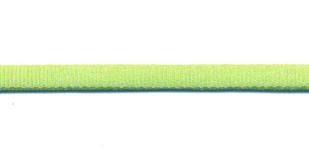 Satijnkoord licht-elastisch limegroen 4x2 mm (ca. 10 m)