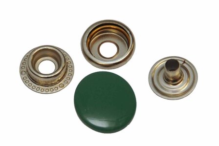 Drukker groen 15 mm, type 4-7 (ca. 25 stuks)