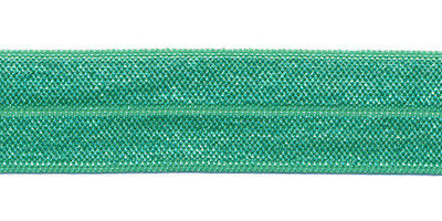 Appelblauwzeegroen #102 elastisch biaisband 20 mm (ca. 25 m)
