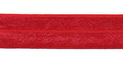 Rood #029 elastisch biaisband 20 mm (ca. 25 m)