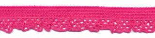 Elastisch kant fuchsia 12 mm (ca. 25 m)