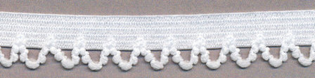 Elastisch kant wit met lusjes sierrandje 12 mm 0382/12C (ca. 10 m) - achterzijde