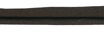 Zwart piping-/paspelband DIK - 4 mm koord (ca. 10 meter)