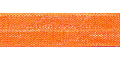 NEON oranje #117 elastisch biaisband 20 mm (ca. 25 m)