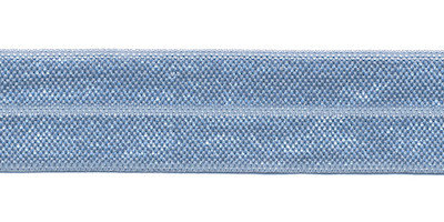 Licht blauw #023 elastisch biaisband 20 mm (ca. 25 m)