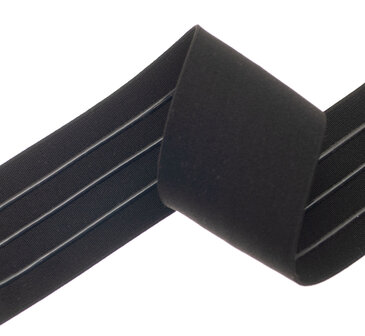 Anti-slipelastiek 50 mm zwart (ca. 40 m)