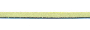 Imitatie suede veter lime 3 mm (ca. 10 m)