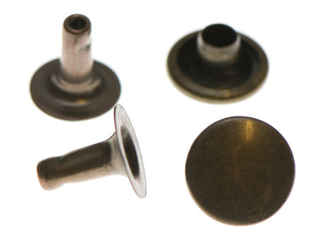 Holniet bronskleurig staal 9 mm (ca. 1000 sets)