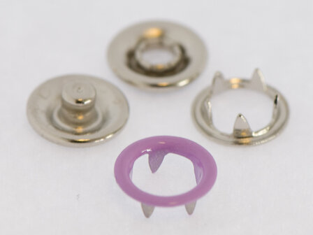 Babydrukker lila 9 mm, type #122 (ca. 100 stuks)