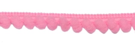 Bolletjesband roze 10 mm (ca. 32 meter)