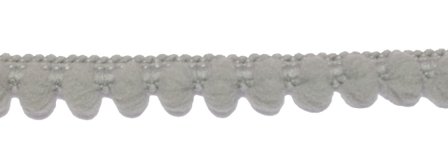 Bolletjesband grijs 10 mm (ca. 32 meter)