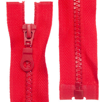 Deelbare bloktand rits maat 5 rood (#171) 75 cm (1 stuk)