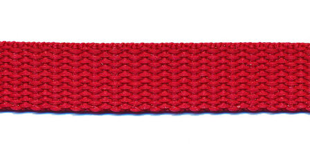 Tassenband 15 mm rood (50 m)