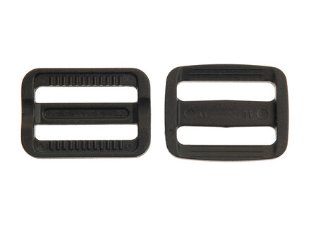 Schuifgesp RECHT (links) - schuifgesp SLANK (rechts) - achterzijde