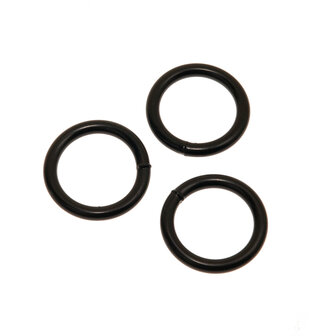 Metalen O-ring ZWART gelast 20 x 3,5 mm (1 stuk)