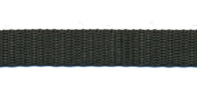 Tassenband 13 mm zwart (50 m)