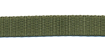 Tassenband 13 mm legergroen (50 m)