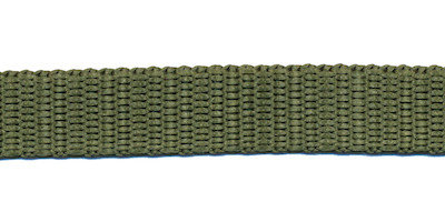 Tassenband 13 mm legergroen (50 m)
