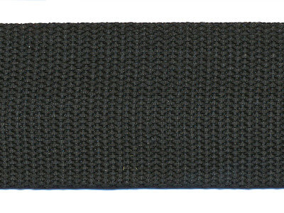 Tassenband 38 mm zwart (ca. 50 m)