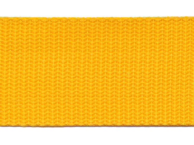 Tassenband 38 mm geel (ca. 50 m)