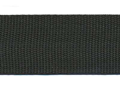 Tassenband 30 mm zwart (50 m)
