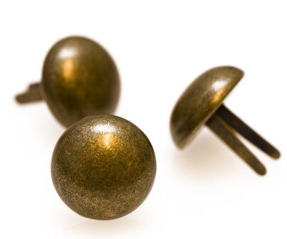 Metalen tasvoetjes bronskleurig 20 mm (ca. 100 stuks)
