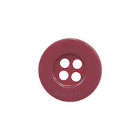 Knoop eenvoudig bordeaux 15 mm (ca. 100 stuks)