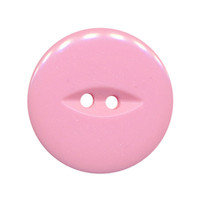 Knoop licht roze met 2 gaten 25 mm (ca. 25 stuks)