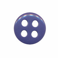 Knoop kobalt blauw met 4 grote gaten 19 mm (ca. 25 stuks)