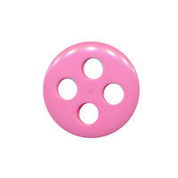 Knoop licht roze met 4 grote gaten 19 mm (ca. 25 stuks)