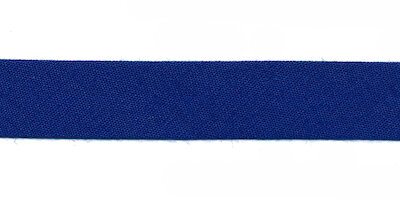 Kobalt blauw biaisband 13 mm (ca. 10 meter)