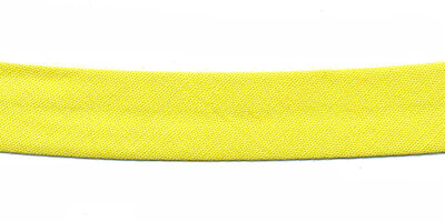 Citroen geel biaisband 13 mm (ca. 10 meter)
