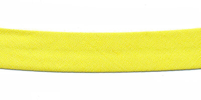Citroen geel biaisband 13 mm (ca. 10 meter)