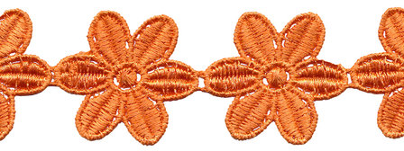 Oranje bloemband 50 mm (ca. 4 m)