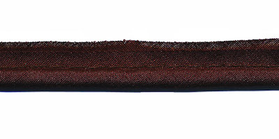 Donker bruin piping-/paspelband DIK - 4 mm koord (ca. 10 meter)
