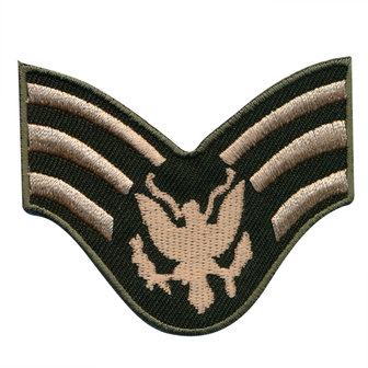 Opstrijkbare applicatie army wing met adelaar (5 stuks)