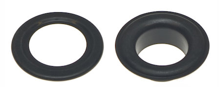Nestels 15 mm (maat #30) zwart staal (ca. 50 sets)