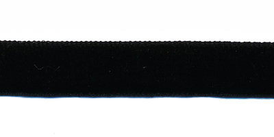 Zwart fluweelband 13 mm (ca. 32 m)