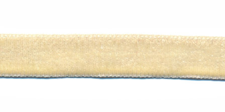 Creme fluweelband 13 mm (ca. 32 m)