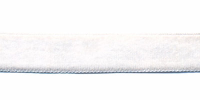 Wit fluweelband 13 mm (ca. 32 m)