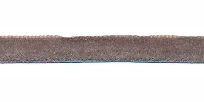Grijs fluweelband 9 mm (ca. 32 m)