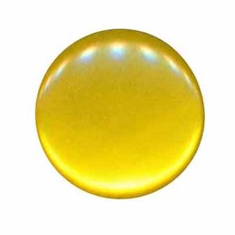 Knoop glans geel 25 mm (ca. 25 stuks)