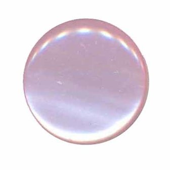 Knoop glans licht roze 25 mm (ca. 25 stuks)